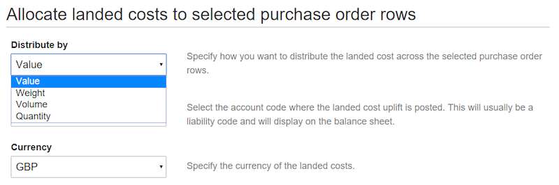 purchase order spreadsheet